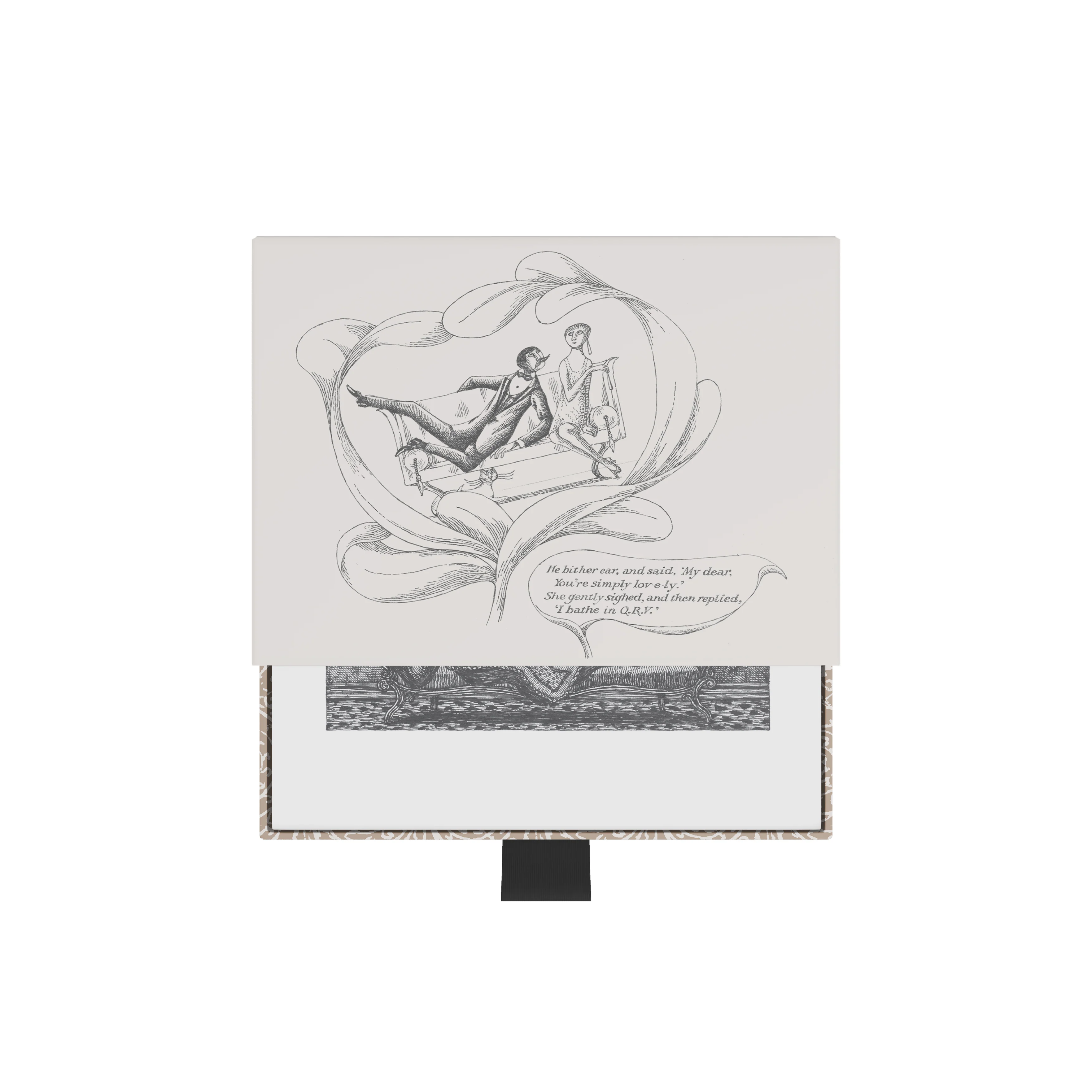 The Fraught Settee Slipcase Boxed Notecards – The Edward Gorey Online Shop